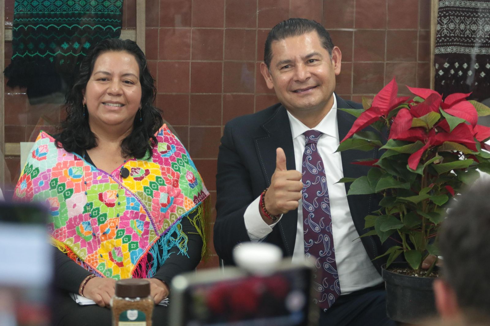 Gobierno de Puebla potencia producción de Nochebuena y consolida a Atlixco como líder nacional