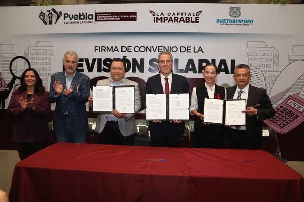 Firman Convenio de Revisión Salarial 2025 Gobierno de la Ciudad y Sindicato del Ayuntamiento*